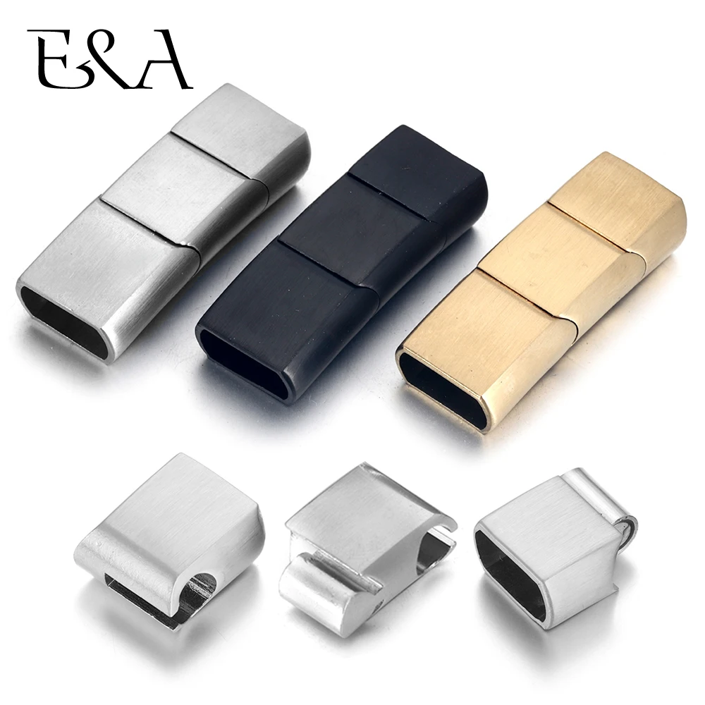 Jewelry Making Accessories - 拡張ステンレス鋼クラスプ 3 部分磁気クラスプ 12*6 ミリメートル 8*5