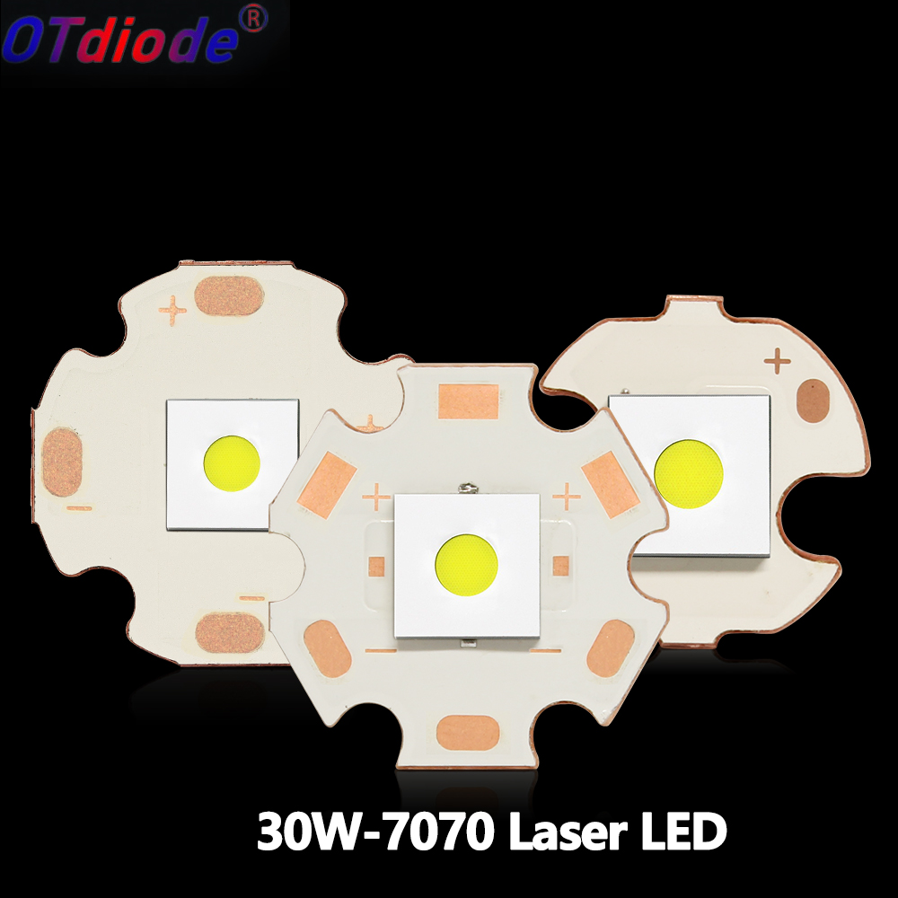 Jewelry Making Torch - 7070 LEDフラットホワイトレーザービーズ円形8A 3Vチップ30W XHP70 HIコールドウォームホワイトライトハイパワーランプ銅板トーチパーツ