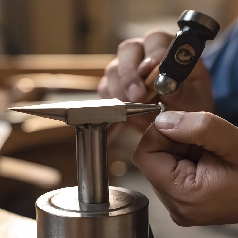 Jewelry Making Anvil - プロ用ホーンアンビルジュエリー製作ベンチブロック、金銀銅リング成形、金属工芸DIYツール