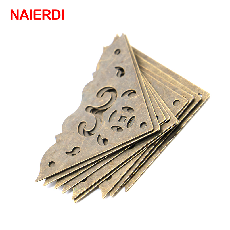 Jewelry Making Journal - Naierdi-ブロンズ装飾コーナープロテクター,ジュエリーボックス,アンティークブックフレーム,アクセサリー,家具ハードウェア,30個