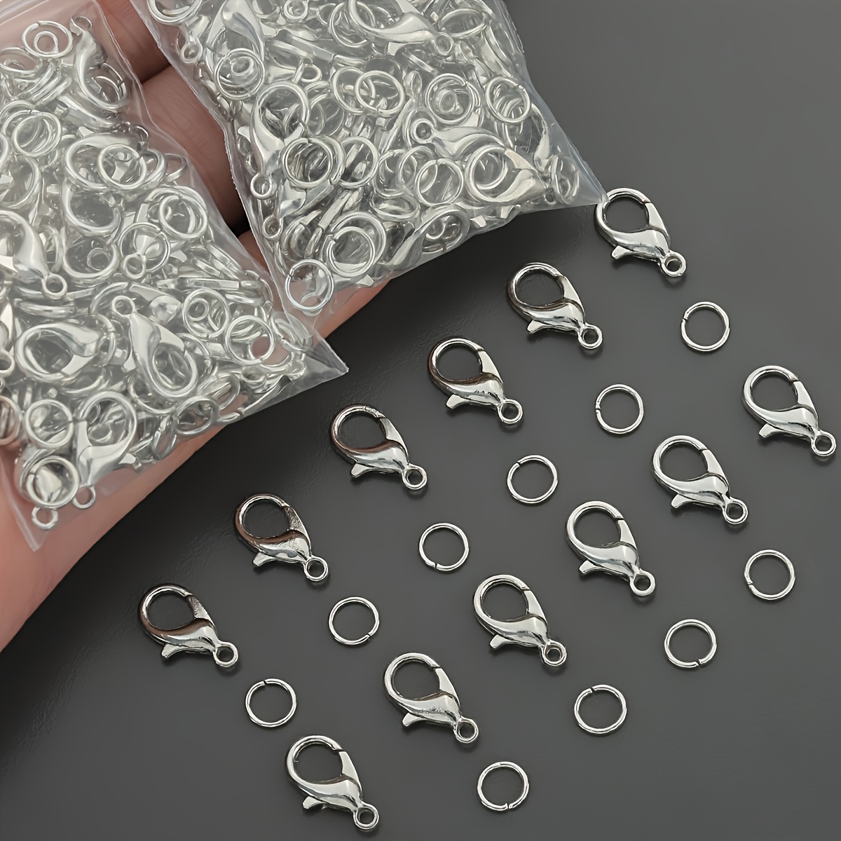 1/2/300 個ロブスタークラスプオープンジャンプリングコ - Jewelry Making Closed Jump Rings のレビューと価格