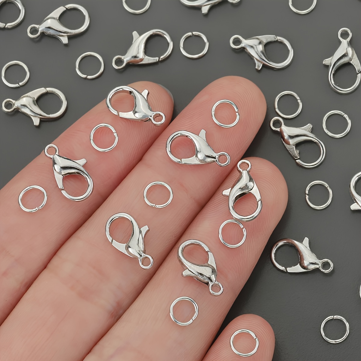 1/2/300 個ロブスタークラスプオープンジャンプリングコ - Jewelry Making Closed Jump Rings のレビューと価格