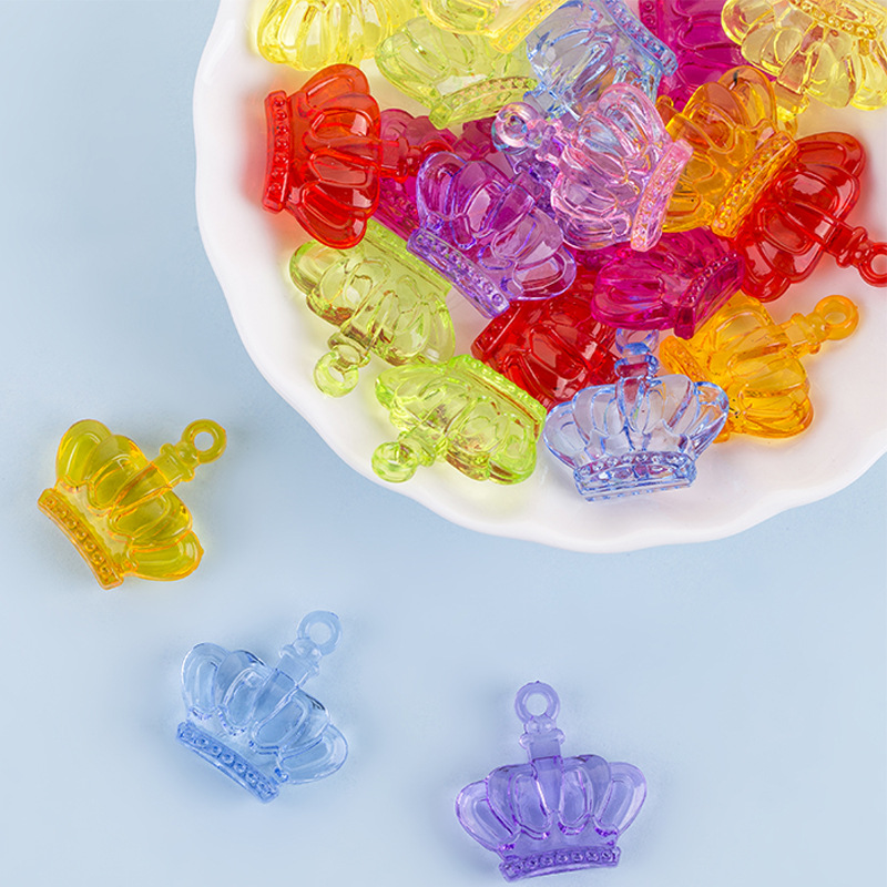 Camal 10 個混合色アクリルおもちゃクラウンプリンセス - Jewelry Making Event のレビューと価格