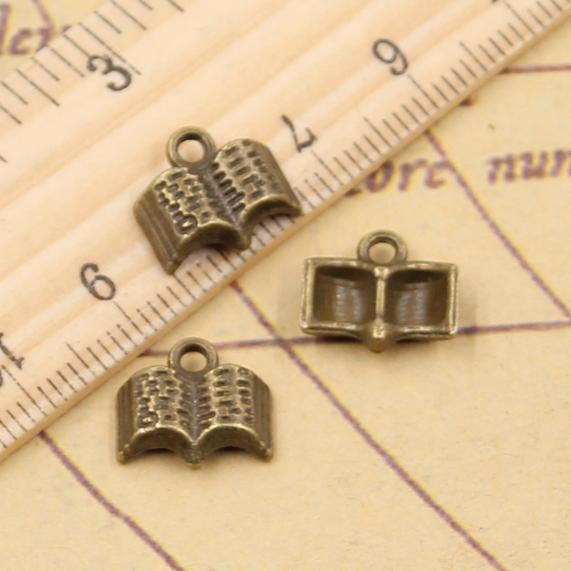 20 個チャームオープン聖書ブック 12 × 11 ミリメー - Jewelry Making Guide Book のレビューと価格