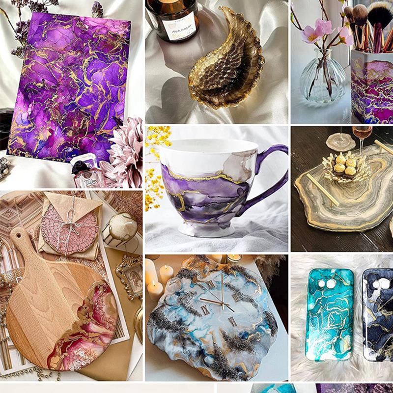 1 セット樹脂顔料キットアートインクアルコール液体着色剤染料 - Jewelry Making Degree のレビューと価格