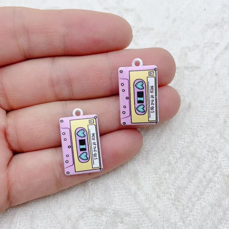 10個の合金ジュエリーアクセサリー、オイルドロッププリント磁 - Jewelry Making Party のレビューと価格