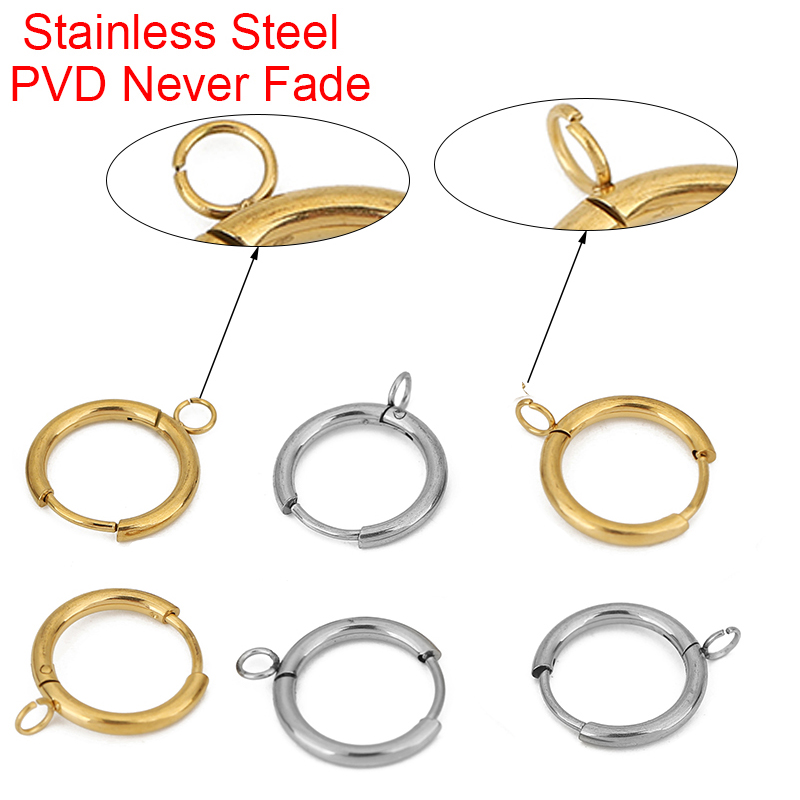 10 個 PVD ​​決してフェードイヤリングフック作る 1 - Jewelry Making Earring Supplies のレビューと価格