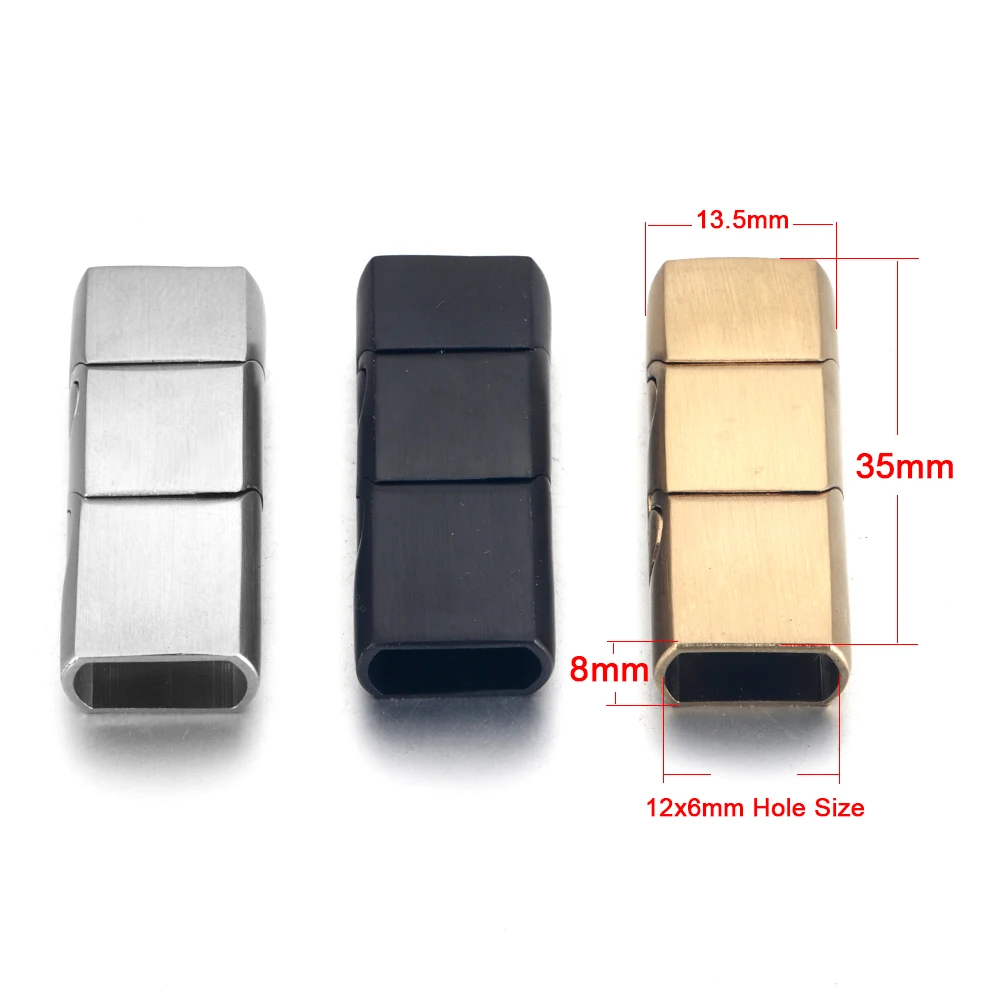 拡張ステンレス鋼クラスプ 3 部分磁気クラスプ 12*6 ミ - Jewelry Making Accessories のレビューと価格