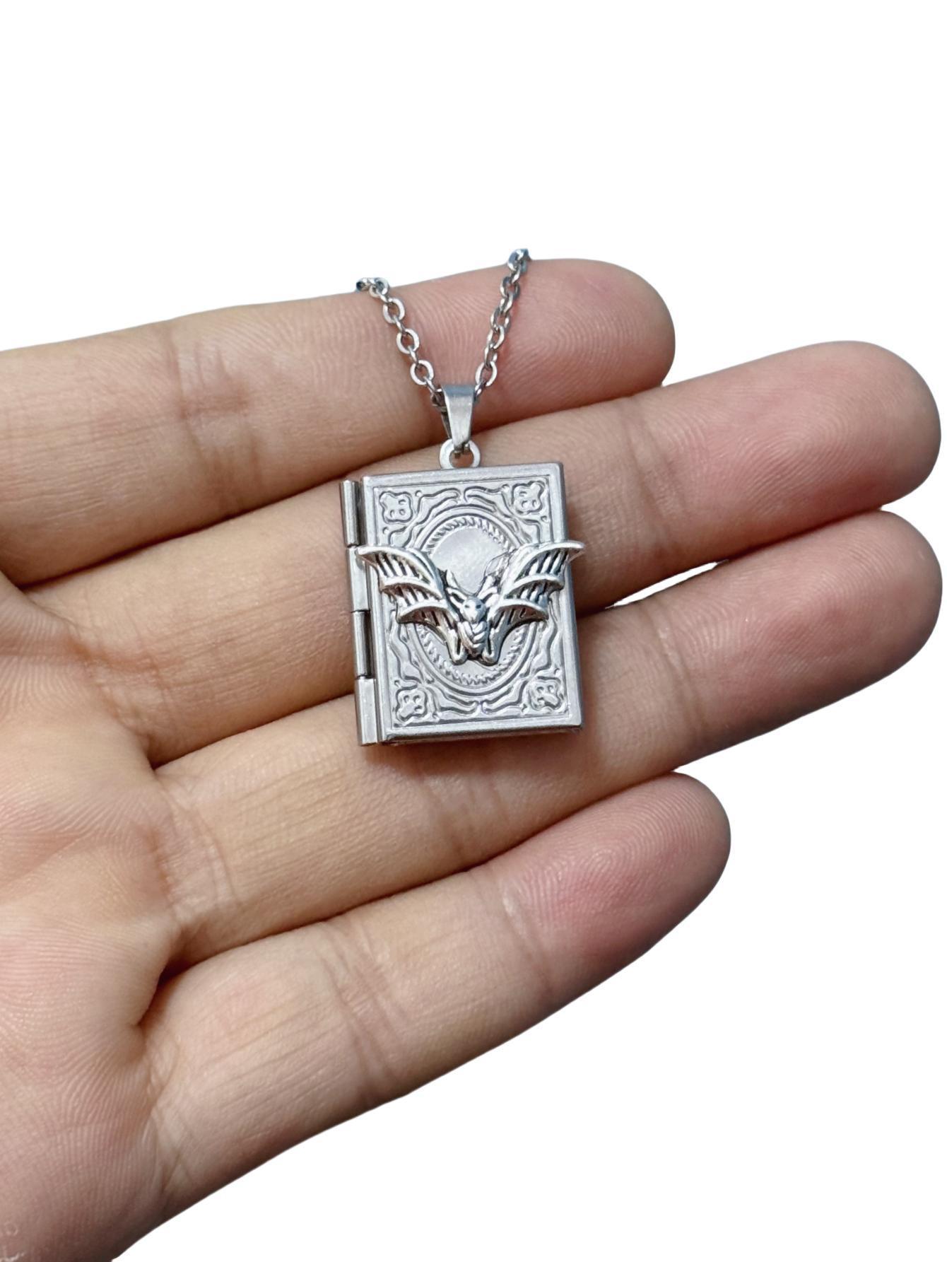 女性のためのゴシックブックネックレス,フォトボックス,チャー - Jewelry Making Journal のレビューと価格