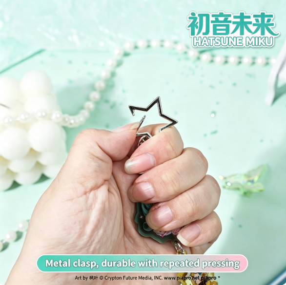 初音ミクグッズブレスレット、グジミクアクリルビーズキーホルダ - Jewelry Making Accessories のレビューと価格