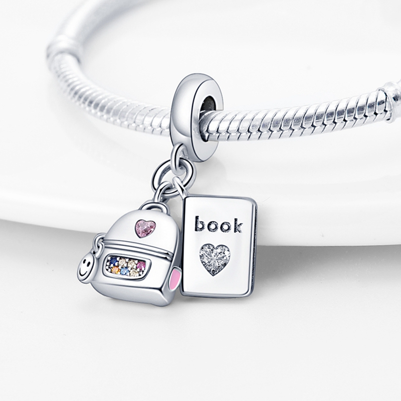 女性用925スターリングシルバーチャームビーズ、オリジナルペ - Jewelry Making Journal のレビューと価格