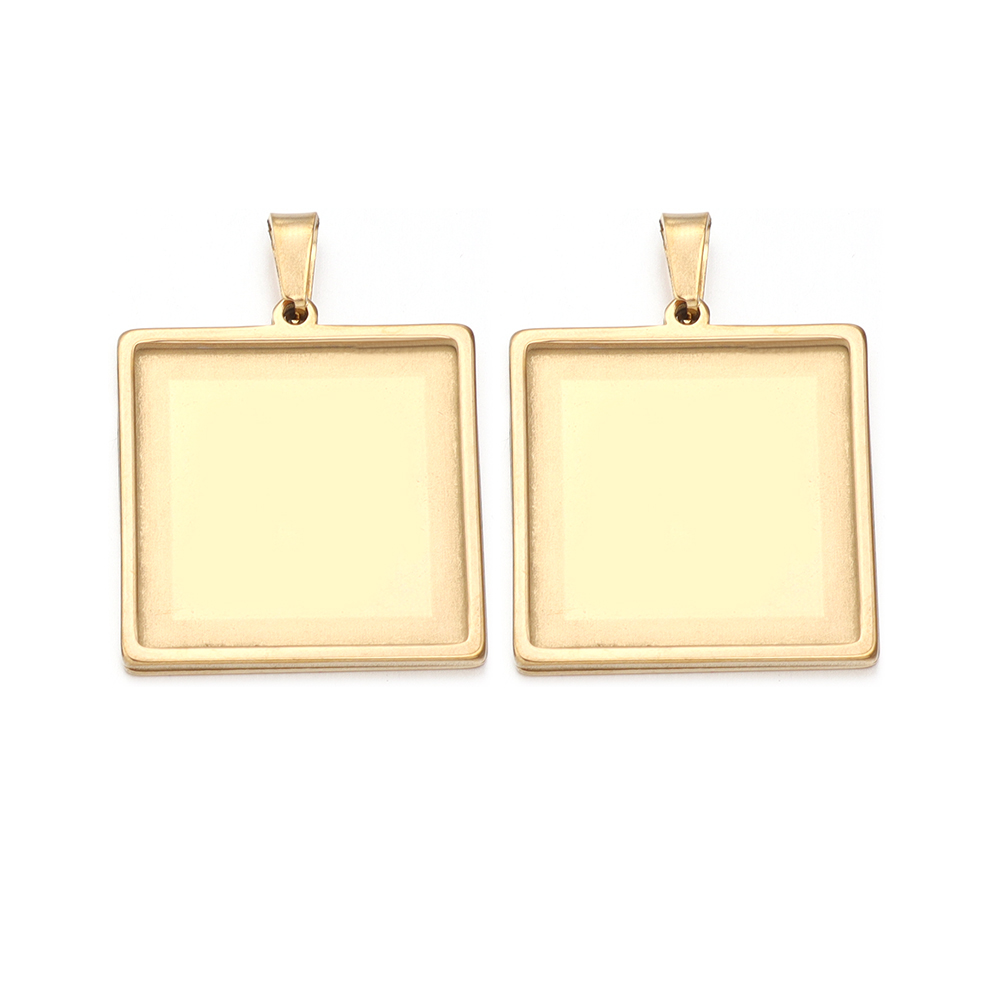 2個入り ステンレス製 10 15 20 25 30mm ス - Pendant Blank Bezel のレビューと価格