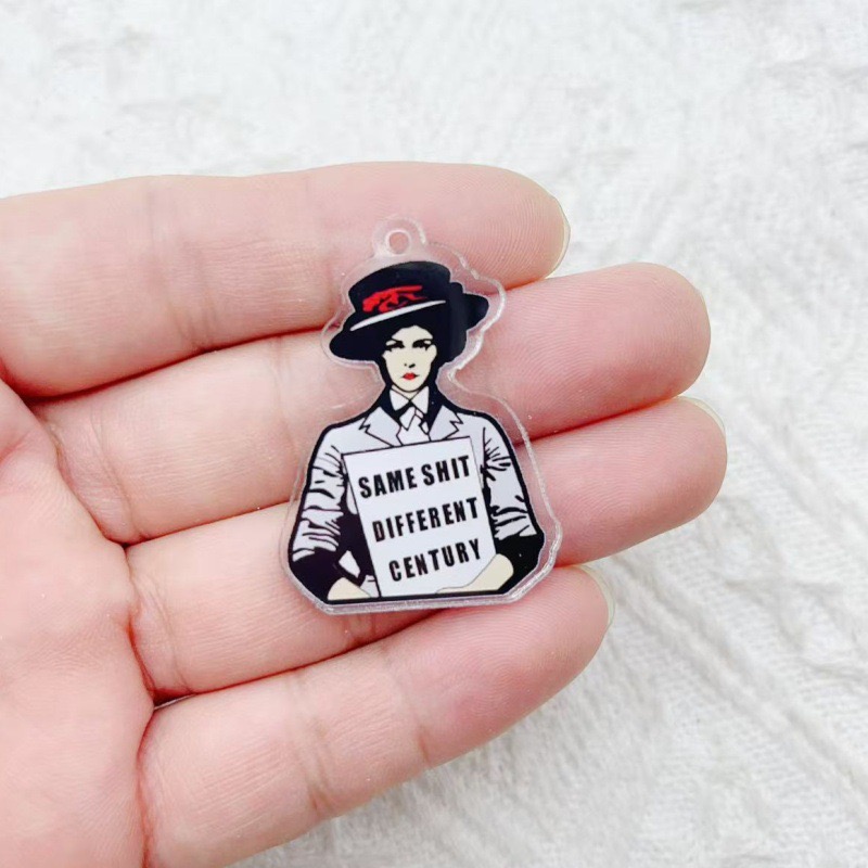 10 個のアクリルランナーアンガリッシュペンダント DIY  - Jewelry Making Party のレビューと価格