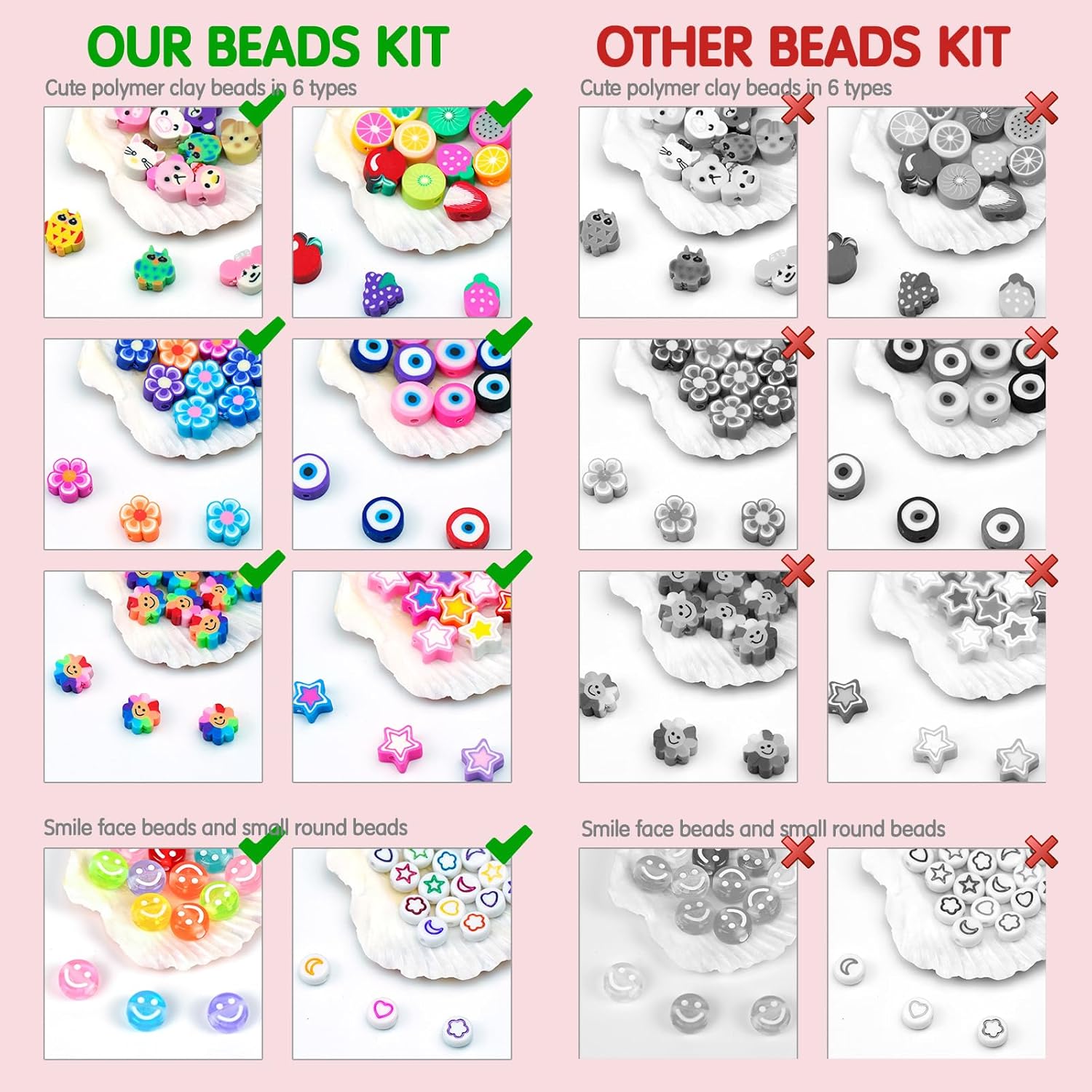 Dowsabelブレスレット作成キット、ポニーポリマークレイ - Jewelry Making Beginners のレビューと価格