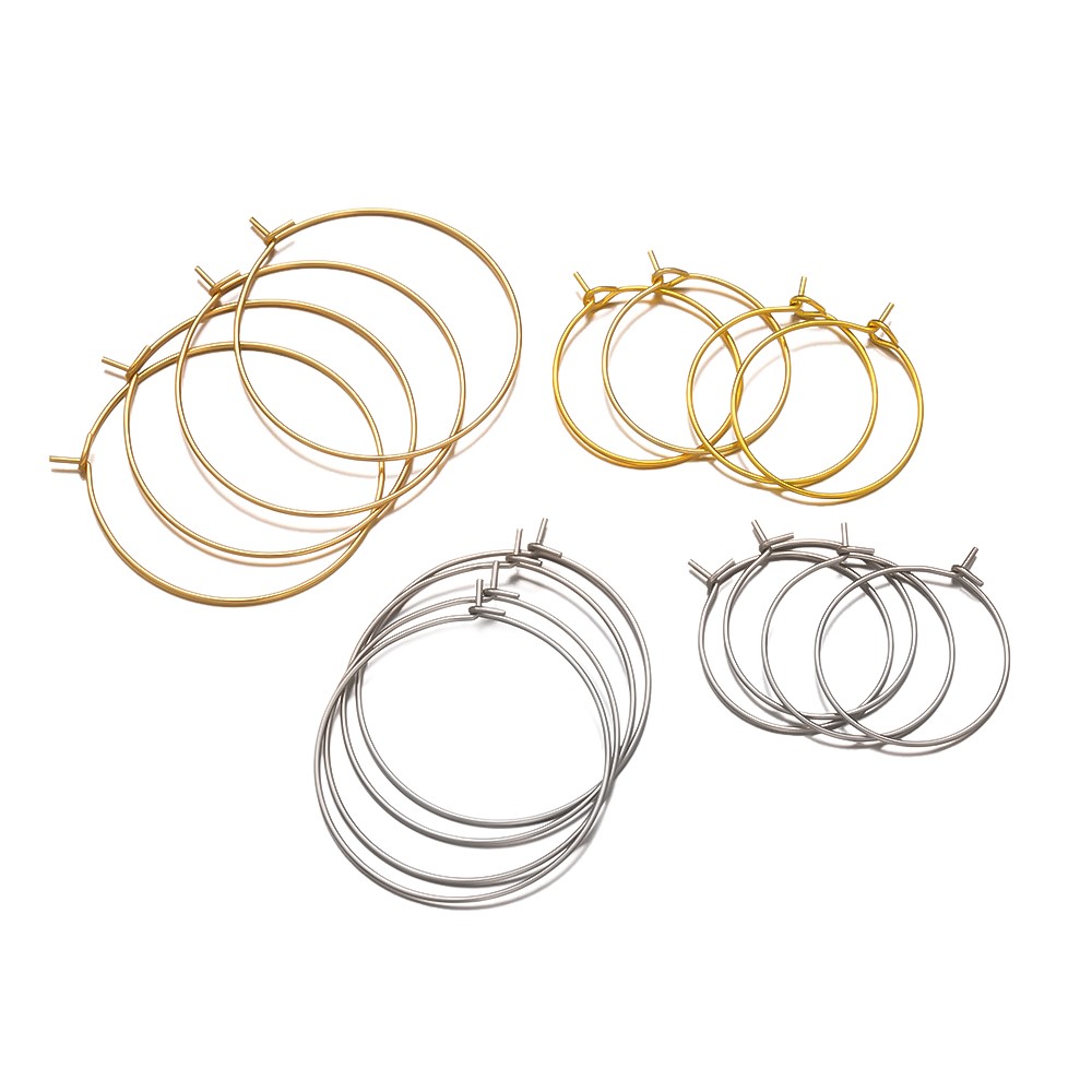 50個入り 316ステンレス鋼 15 20 30 40mm  - Jewelry Making Silver のレビューと価格