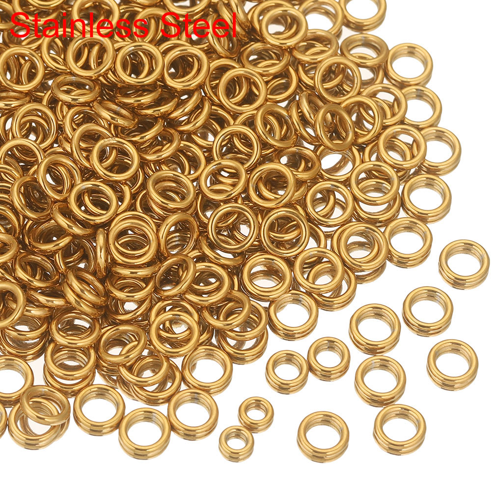 ステンレス鋼クローズドジャンプリング、スプリットリング、太い - Jewelry Making Closed Jump Rings のレビューと価格