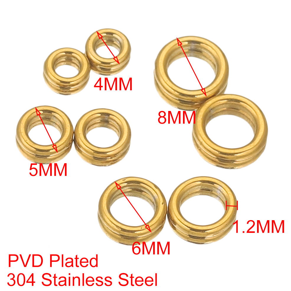 ステンレス鋼クローズドジャンプリング、スプリットリング、太い - Jewelry Making Closed Jump Rings のレビューと価格