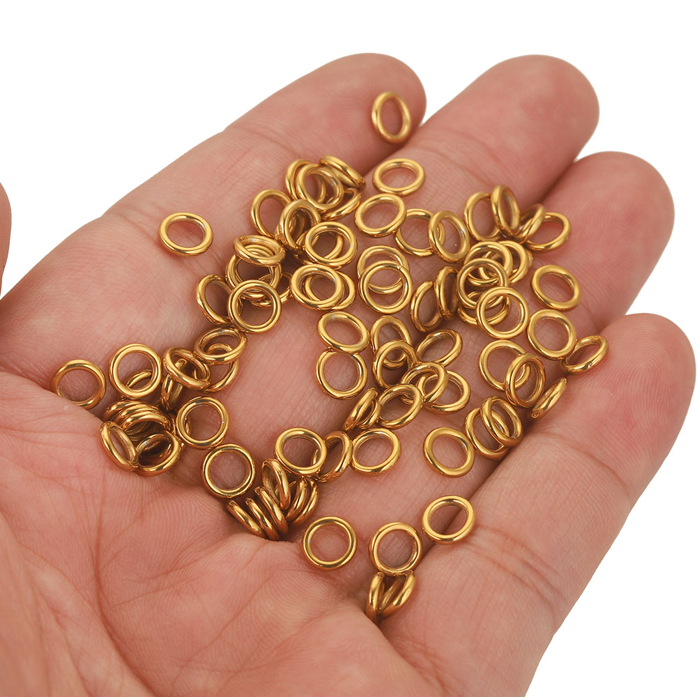 ステンレス鋼クローズドジャンプリング、スプリットリング、太い - Jewelry Making Closed Jump Rings のレビューと価格