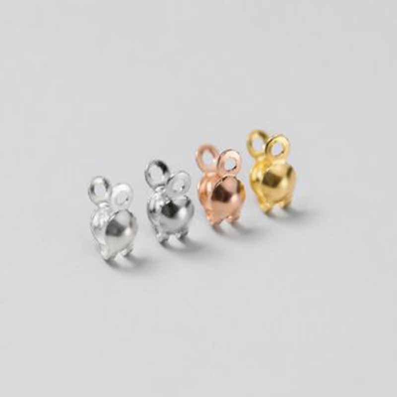 4個入り 本物の純銀925製 クロージャーエンドビーズ クラ - Jewelry Making Ideas のレビューと価格