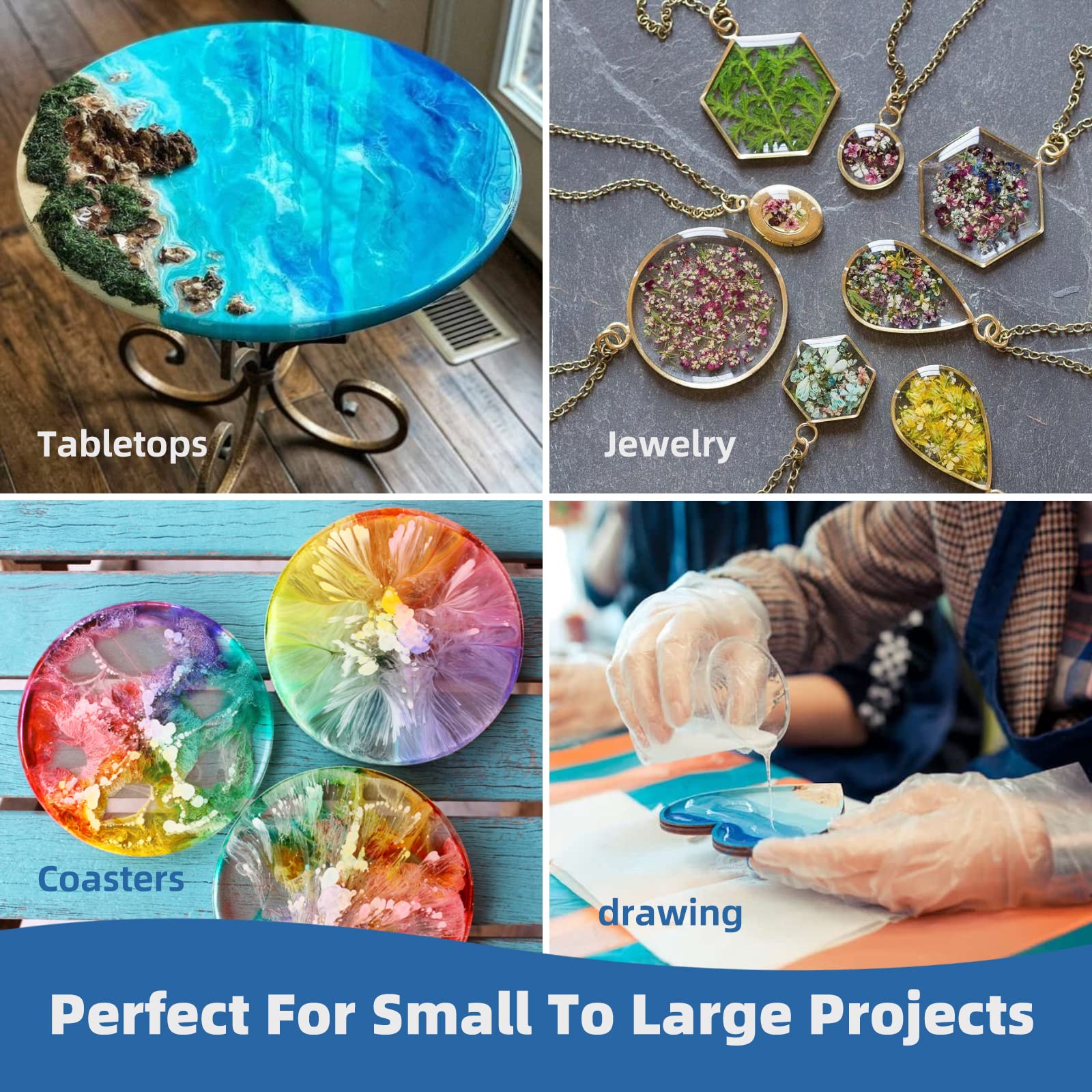 250ml-1000mlエポキシ樹脂キャスティングキット、気 - Jewelry Making Degree のレビューと価格