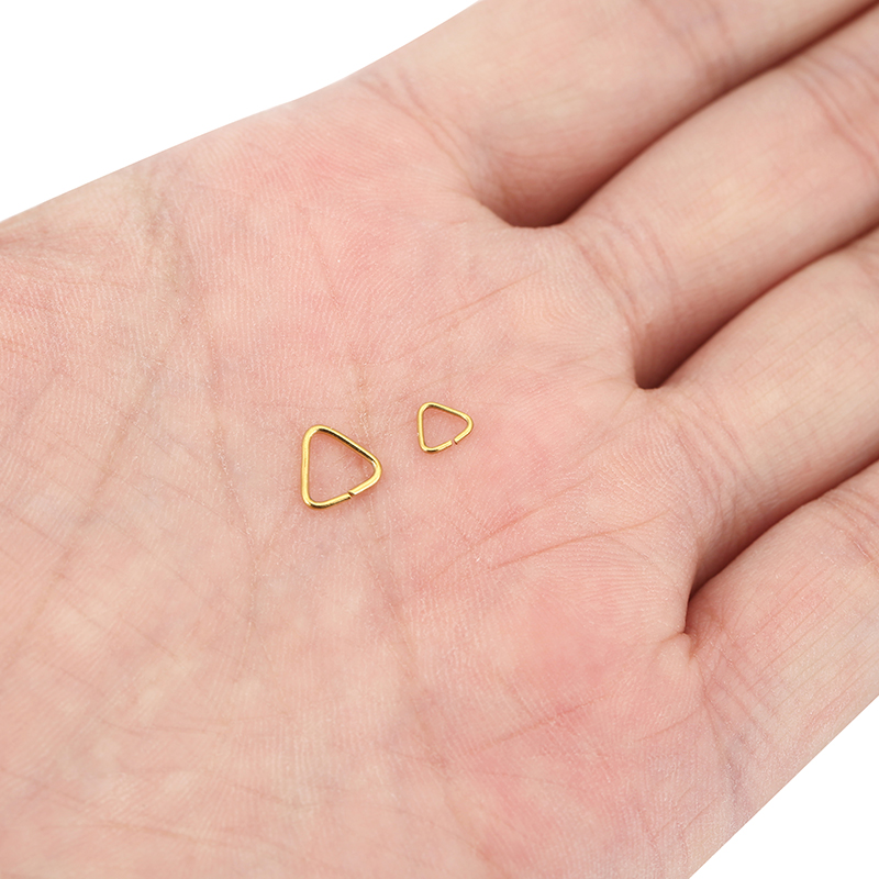 50個入り 5mm 8mm ステンレス製三角ジャンプリング  - Jewelry Making Closed Jump Rings のレビューと価格