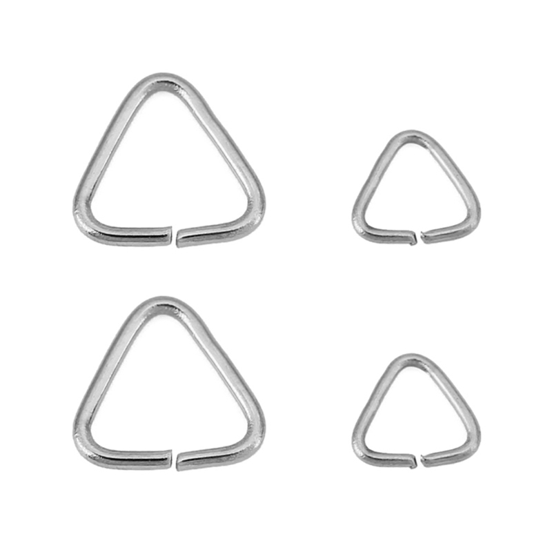 50個入り 5mm 8mm ステンレス製三角ジャンプリング  - Jewelry Making Closed Jump Rings のレビューと価格