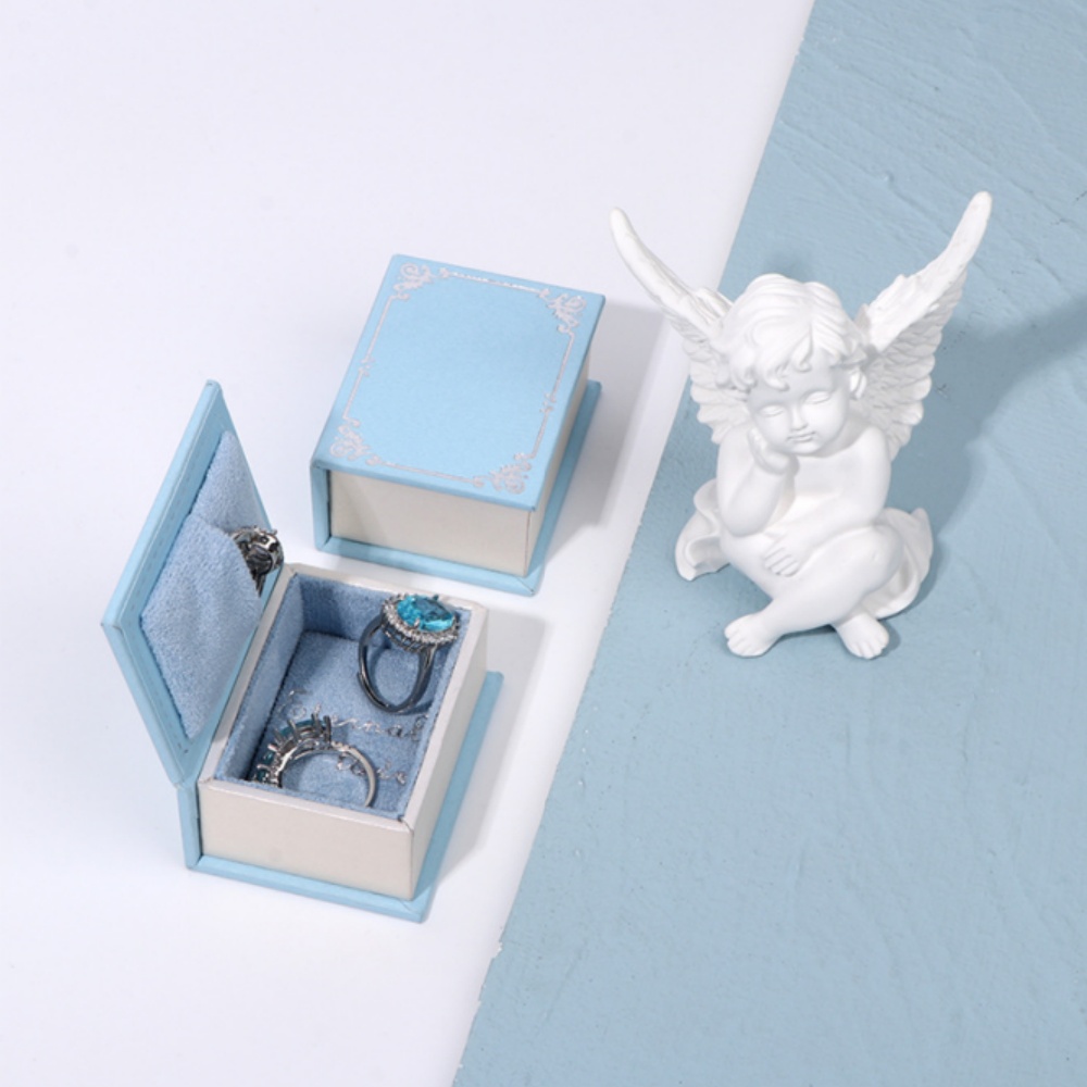 ミニクラムシェルブックリングボックス - 男性・女性向けの結 - Jewelry Making Journal のレビューと価格