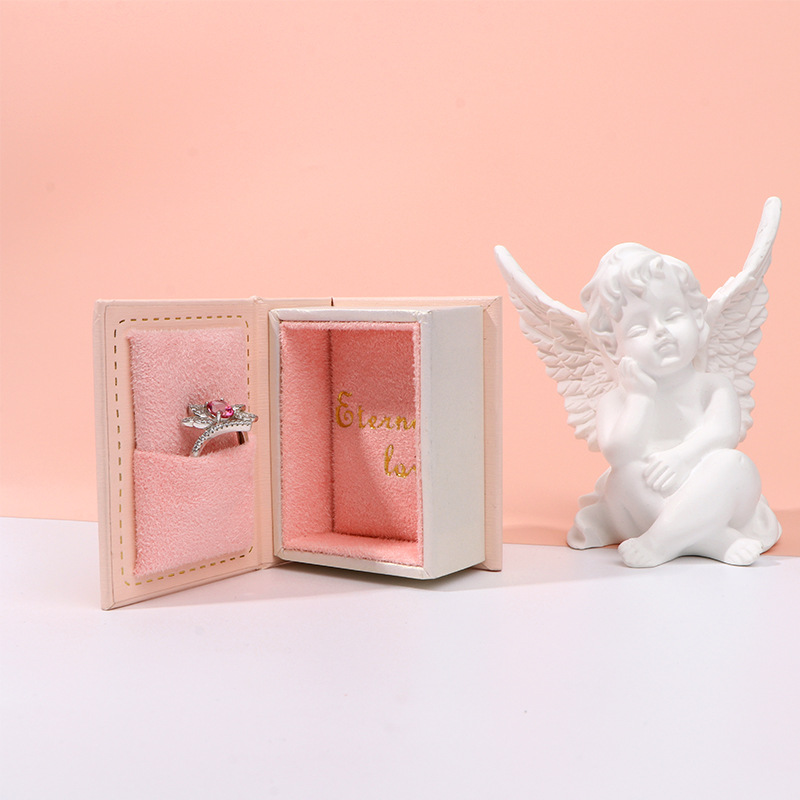 ミニクラムシェルブックリングボックス - 男性・女性向けの結 - Jewelry Making Journal のレビューと価格