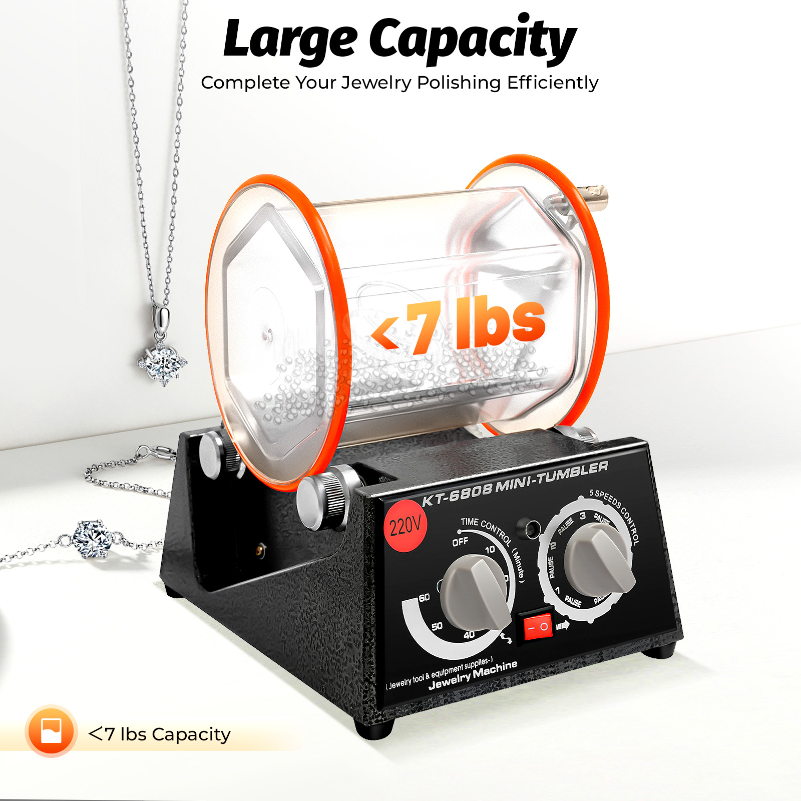 5 ギア電動ポリッシャー、60 ワット研磨機、ジュエリーロー - Jewelry Making Uk のレビューと価格