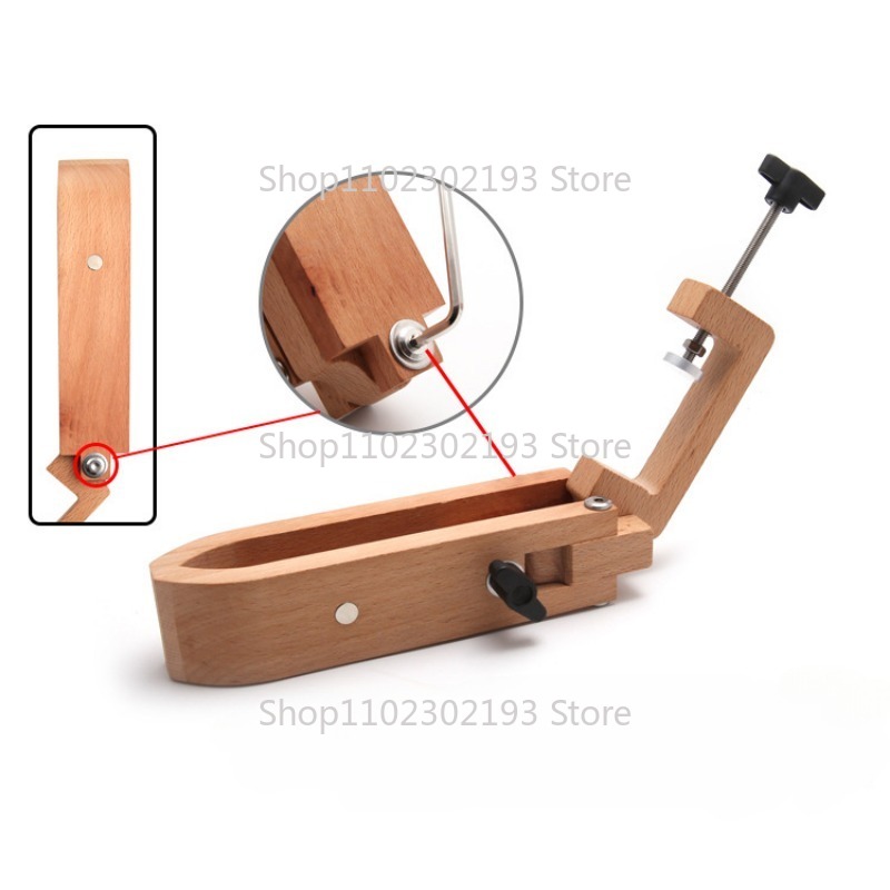 折りたたみ木製クランプ調整可能な木材レザークラフトハンドステ - Jewelry Making Anvil のレビューと価格