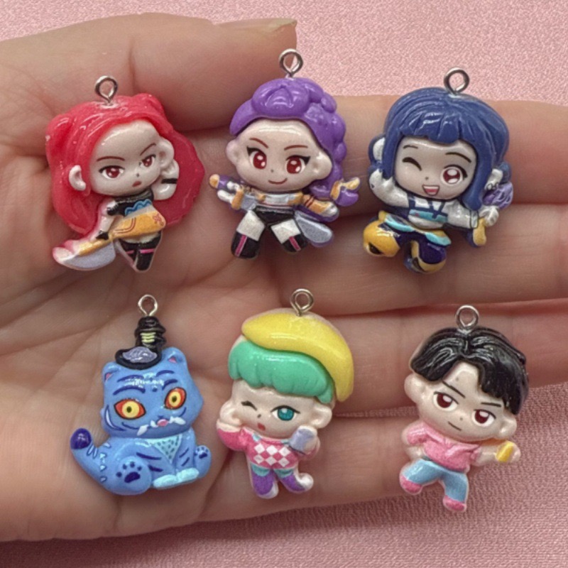 10個入り樹脂製漫画ペンダント、DIYジュエリー製作イヤリン - Jewelry Making Party のレビューと価格