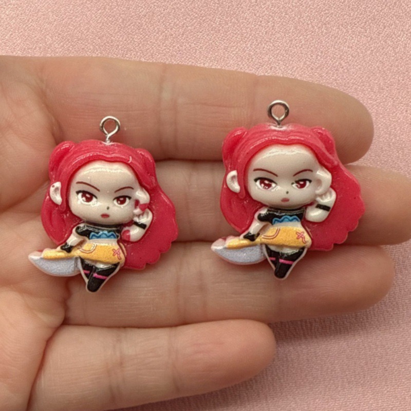 10個入り樹脂製漫画ペンダント、DIYジュエリー製作イヤリン - Jewelry Making Party のレビューと価格