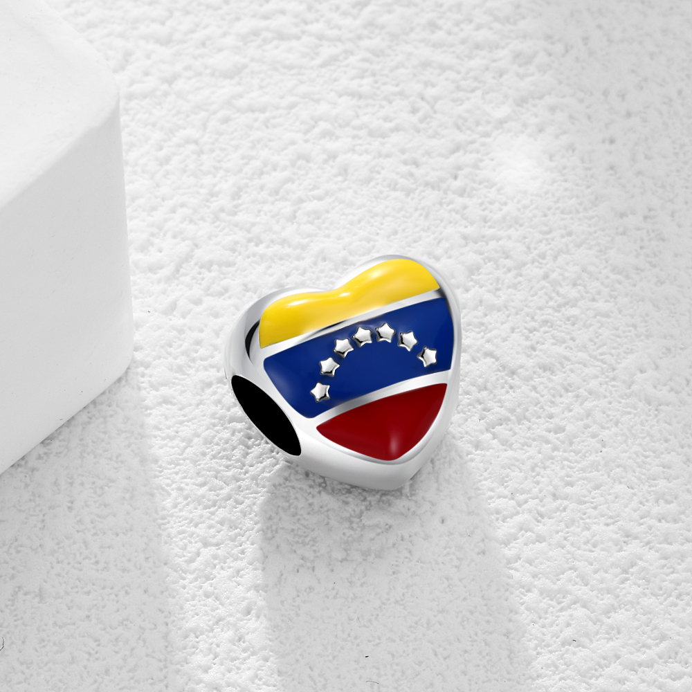 31カ国の国旗ハートチャーム、アメリカ/スペイン/イギリス/ - Jewelry Making Uk のレビューと価格