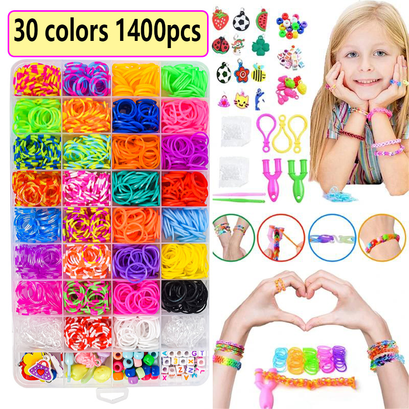 ゴムバンド織機 DIY 手作りブレスレット作成キットビーズの - Jewelry Making Hand Tools のレビューと価格