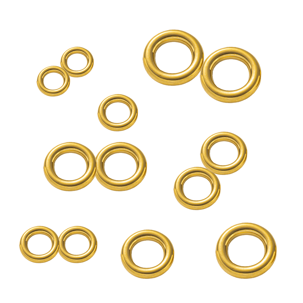 20個入り ステンレス製 はんだ付け丸型閉じ型ジャンプリング - Jewelry Making Closed Jump Rings のレビューと価格