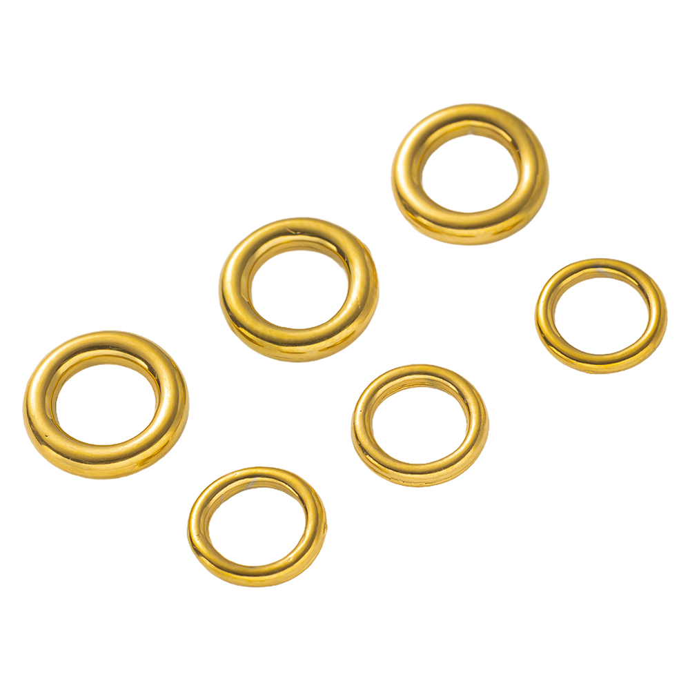 20個入り ステンレス製 はんだ付け丸型閉じ型ジャンプリング - Jewelry Making Closed Jump Rings のレビューと価格