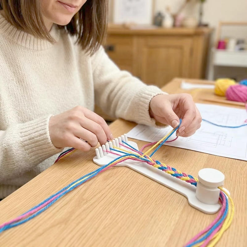 実用的な3DプリントDIYロープ編みラックミニ手作り手工芸織 - Jewelry Making Hand Tools のレビューと価格