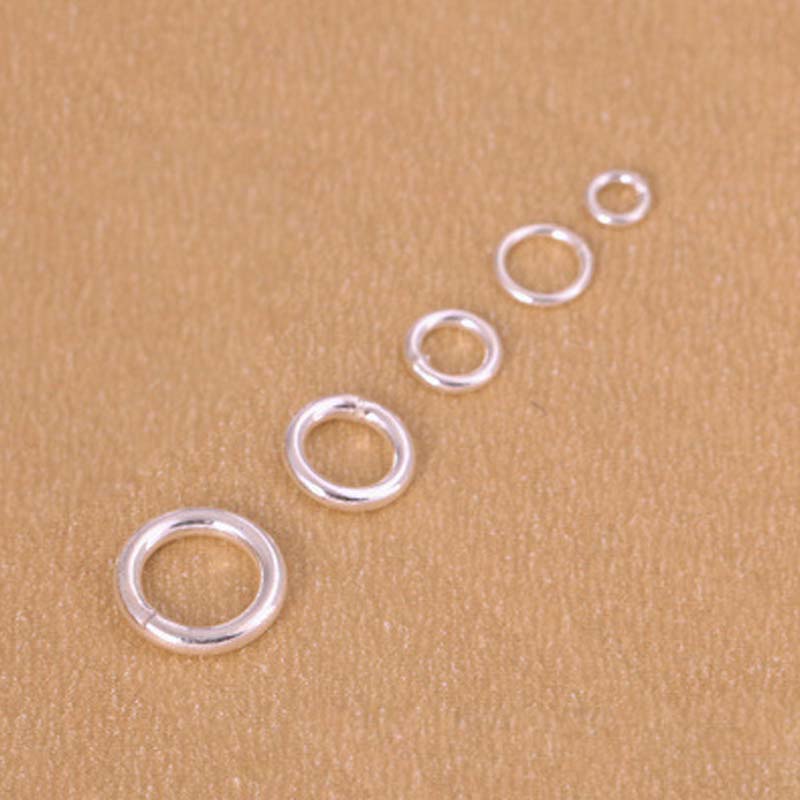 10個入り 本物の純銀925製 クローズドジャンプリング ス - Jewelry Making Closed Jump Rings のレビューと価格