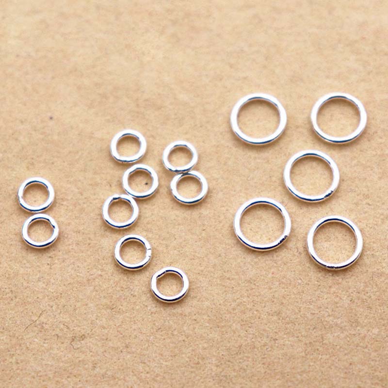 10個入り 本物の純銀925製 クローズドジャンプリング ス - Jewelry Making Closed Jump Rings のレビューと価格