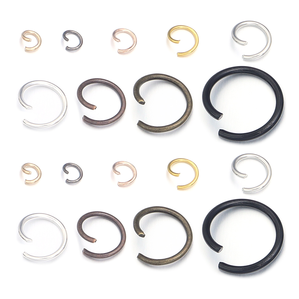 200個/ロット メタル製オープンジャンプリング 鉄製スプリ - Jewelry Making Closed Jump Rings のレビューと価格
