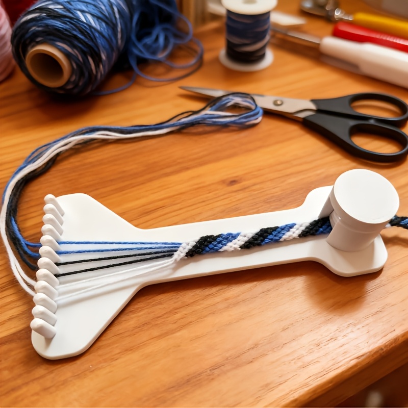 簡単操作DIYロープ編みスタンド、安定した揺れ防止織りツール - Jewelry Making Hand Tools のレビューと価格