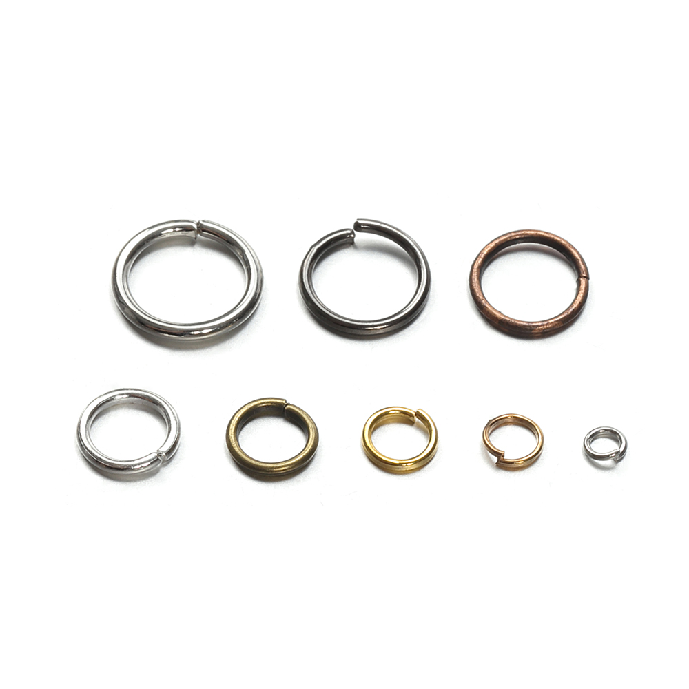 200個入り 3/4/5/6/7/8/10/12mm メタル - Jewelry Making Closed Jump Rings のレビューと価格