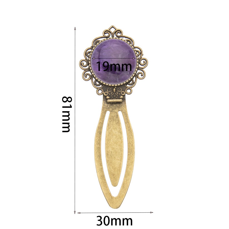 象眼細工の宝石がちりばめられたヴィンテージブロンズブックマー - Jewelry Making Journal のレビューと価格