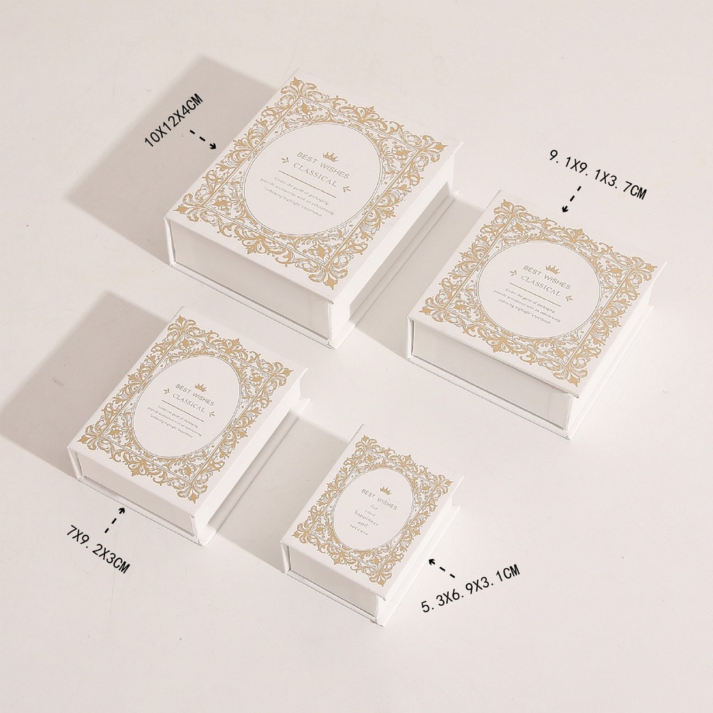 ブックスタイルのジュエリーケース丈夫なリング包装箱フリップト - Jewelry Making Journal のレビューと価格