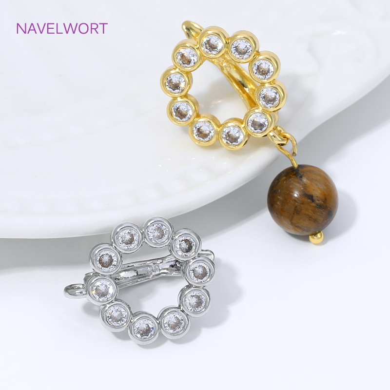18K金メッキ扇形フラワーイヤワイヤーイヤリング金具、真鍮製 - Jewelry Making Earring Supplies のレビューと価格