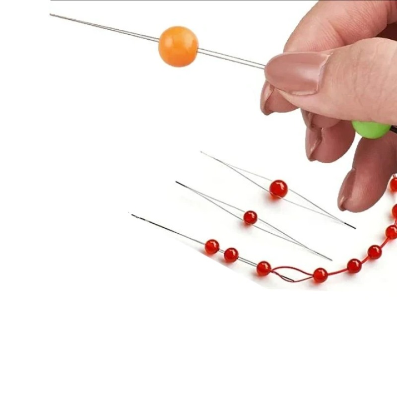 1/10個入り オープンビーズニードル DIYビーズ針 ジュ - Jewelry Making Beginners のレビューと価格