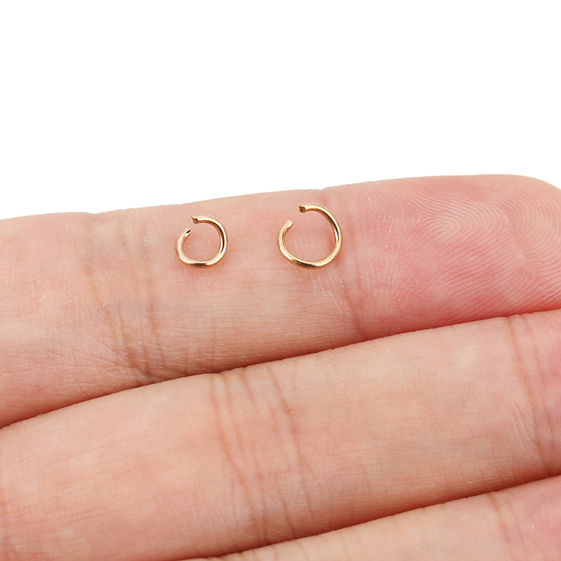 100個入り ローズゴールドメッキ ステンレス製 オープンジ - Jewelry Making Closed Jump Rings のレビューと価格