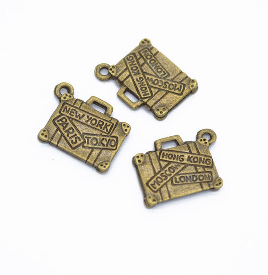 150 個チャームトラベルバッグニューヨークパリ東京 17  - Jewelry Making Tokyo のレビューと価格
