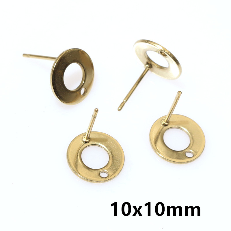 20個ステンレス鋼クラフトイヤリングスタッド幾何学的多角形イ - Jewelry Making Ideas のレビューと価格