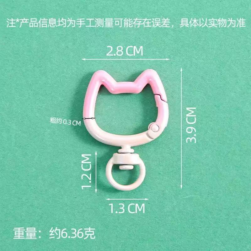 5-10 個グラデーションかわいい猫クラスプ開閉可能なコネク - Jewelry Making Ideas のレビューと価格